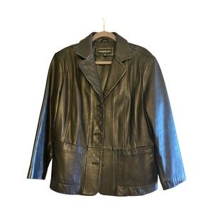 Monterey Bay soft Leather Jacket size 20W.